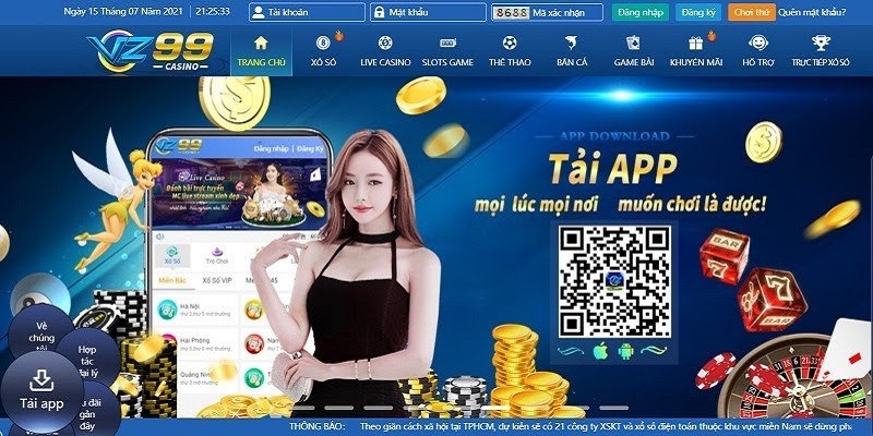 Hướng dẫn đăng ký trải nghiệm Vz99 ngay hôm nay